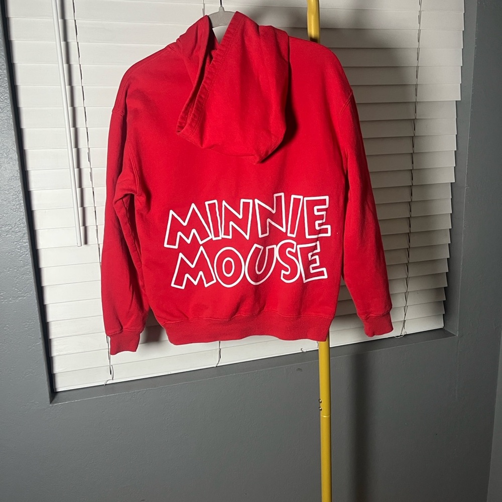 Disney Red Minnie Mouse Hoodie - Picture 2 of 4